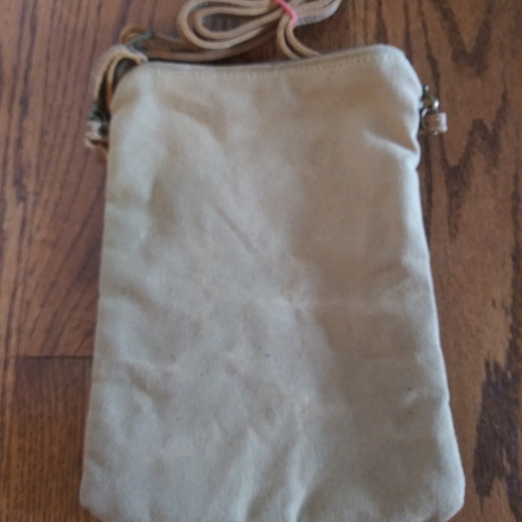 Clea Ray Satchel Crossbody Canvas Bag - Picture 3 of 5